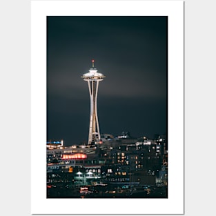 Emerald City Seattle Washington Space Needle Posters and Art